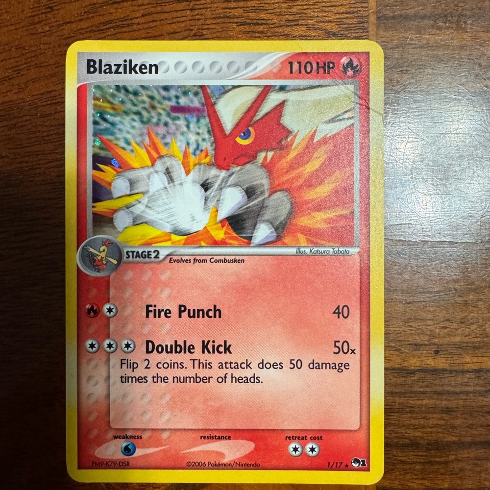 Blaziken Pokémon Card